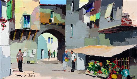 § Cecil Rochfort DOyly John (1906-1993) Aix-en-Provence 13 x 19in.